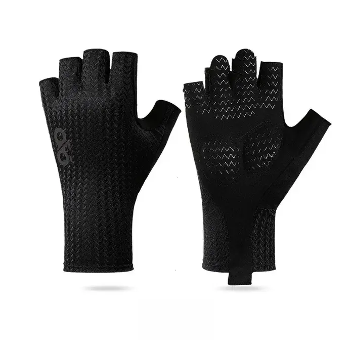 Gants de cyclisme demi-doigt respirants d'été, ultralégers, pour vélo de route, antidérapants, couss