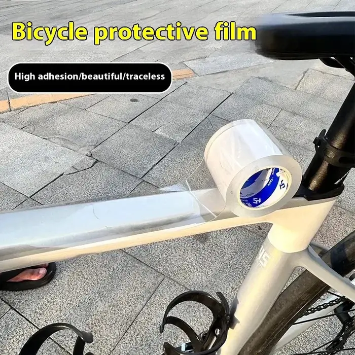 Film de protection de cadre pour vélo de route et VTT - Autocollant anti-rayures