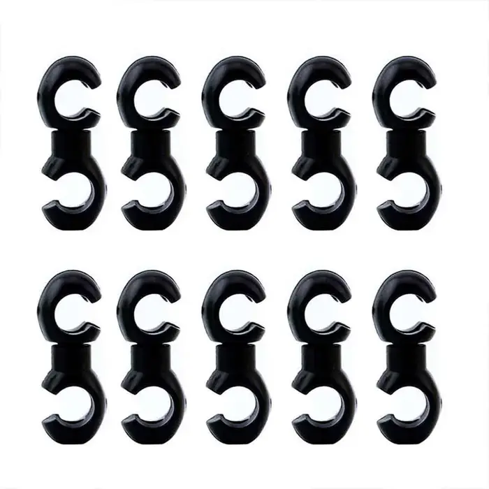 10 pièces/ensemble Clips de ligne transversale de vélo câble d'engrenage de frein de vélo de route d