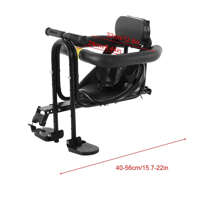 Siège de vélo avant sécurité enfant selle