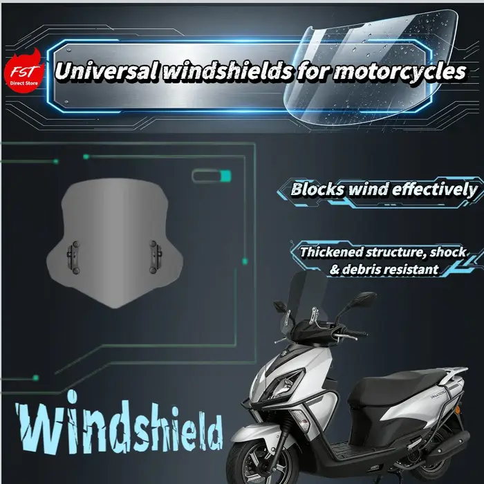 Pare-brise universel amélioré pour scooter