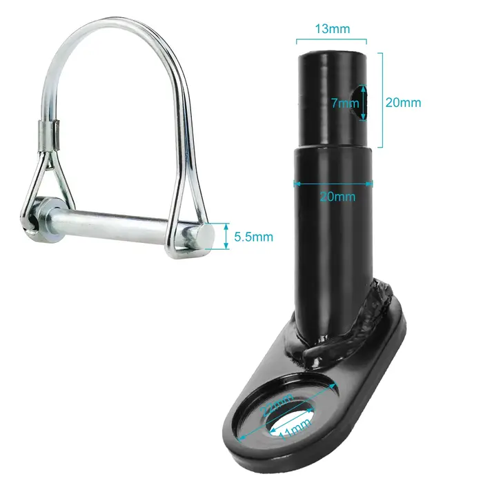 Connecteur d'attelage de remorque de vélo pour bébé, connecteur d'attelage de remorque de vélo pour