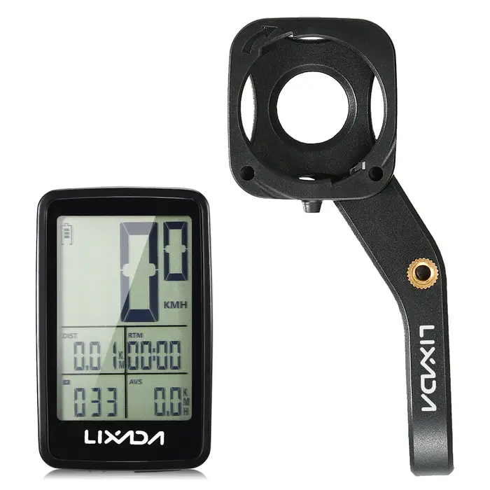 Lixada ordinateur de vélo USB rechargeable sans fil