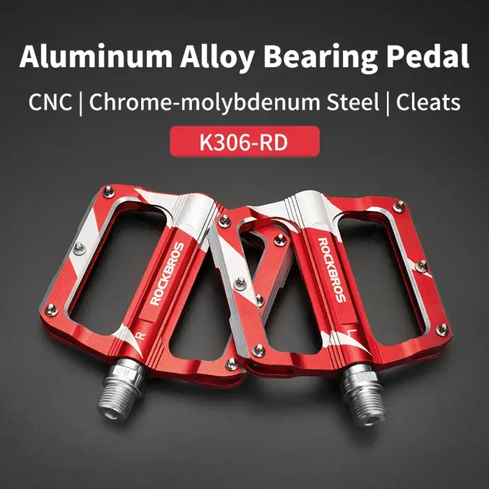 Pédales de vélo de montagne ROCKBROS, pédales de vélo ultralégères en alliage d'aluminium, pédales d