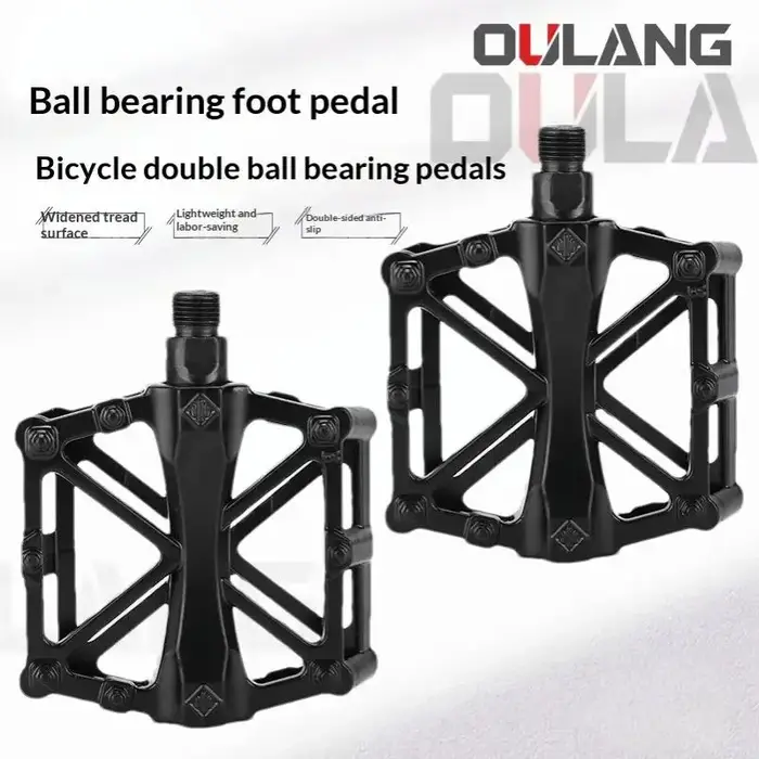 Nouvelles pédales de vélo à double roulement en alliage d'aluminium