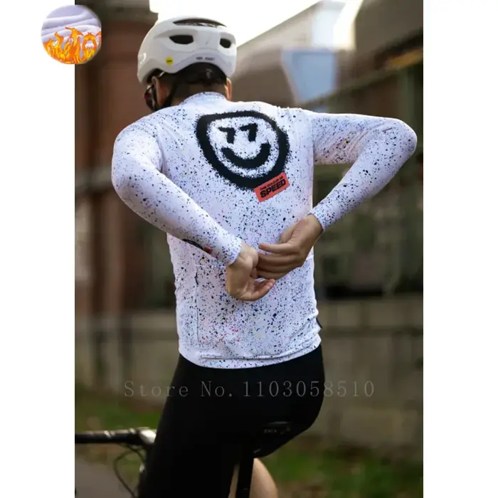 Veste de cyclisme homme RH77 en velours côtelé et fourrure thermique pour vélo VTT moto hiver sous zéro noir beige