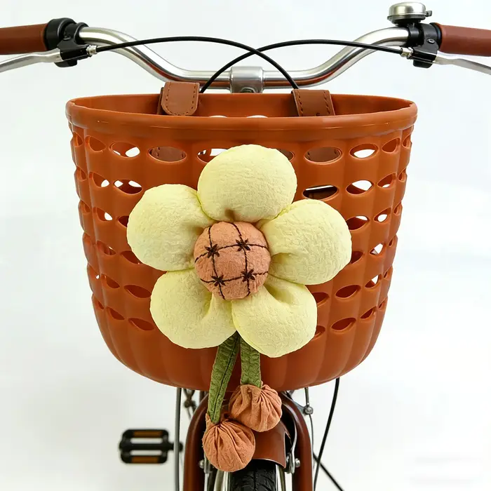 1 panier avant pour vélo avec sangles de fixation
