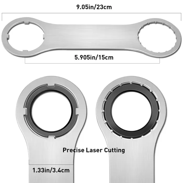 Clé d'installation multifonctions blanche pour moteur central Bafang BBS01B BBS02B BBSHD montage DIY vélo électrique professionnel