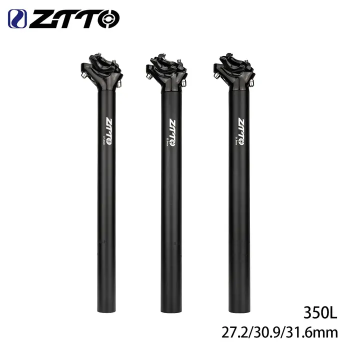 ZTTO tige de selle de vélo tête décalée tige de selle super légère en alliage d'aluminium vtt vélo d