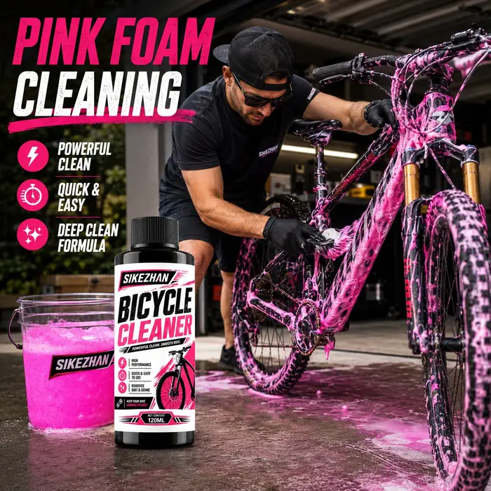 Nettoyant pour transmission de vélo 100 ml, liquide de nettoyage et d'entretien de chaîne de vélo, dégraissant en spray, nettoyant pour chaîne de vélo, dégraissant pour vélo