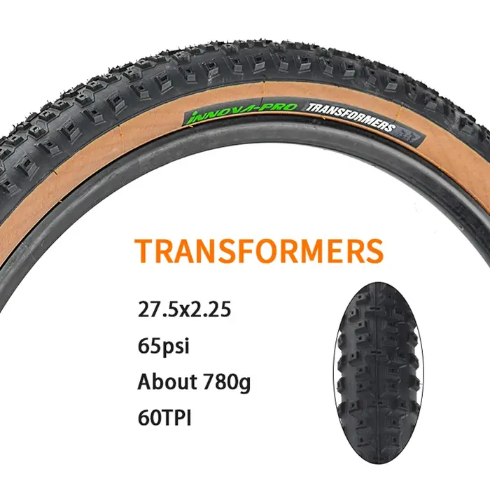 INNOVA PRO 29x2.1/2.25 27.5x2.1/2.25 vtt pneu de vélo 29 pouces ultraléger anti-dérapant 60TPI acier filaire bord marron