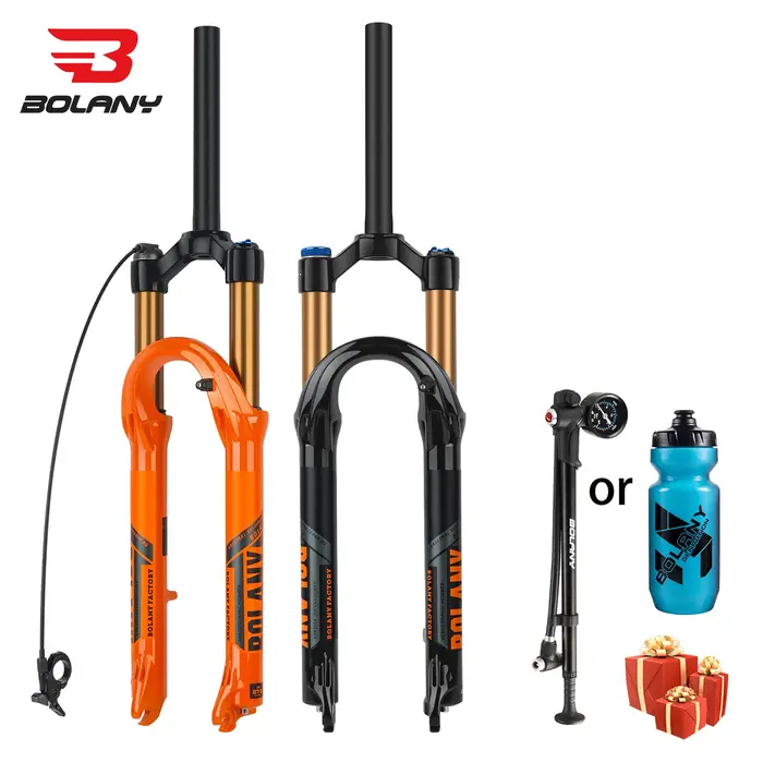 Fourche à air pour vélo de montagne orange