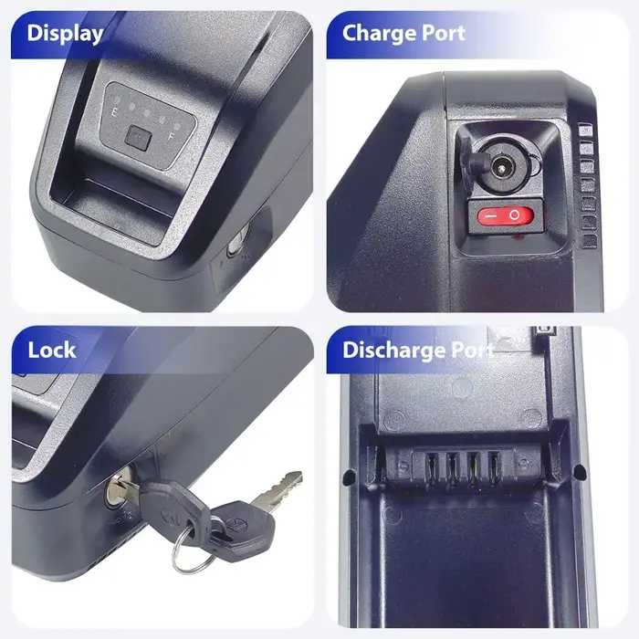 Batterie de vélo électrique Duotts C29 S26 48V 10.4Ah 13Ah 15Ah 17.5Ah batterie pour Duotts c29 S26 Hitway Colorway BK29 Ebike