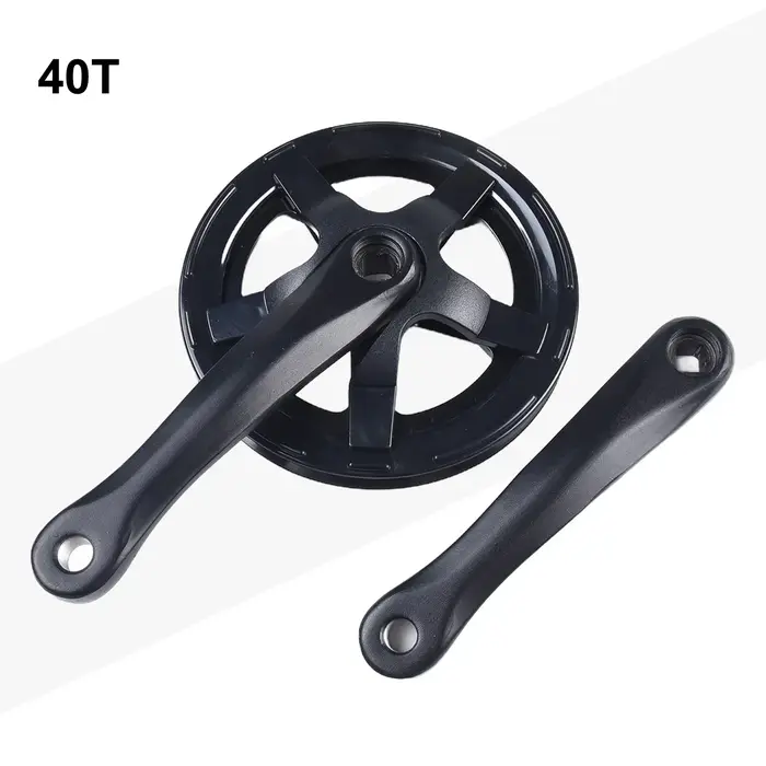 Pédalier noir pour vélo électrique 52T