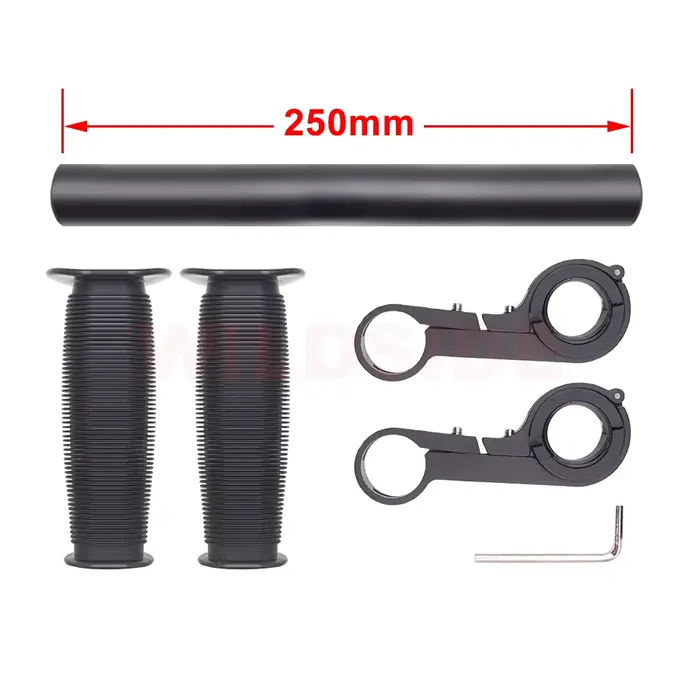 Guidon de siège de vélo vtt enfant monté sur le devant 250mm pour enfants