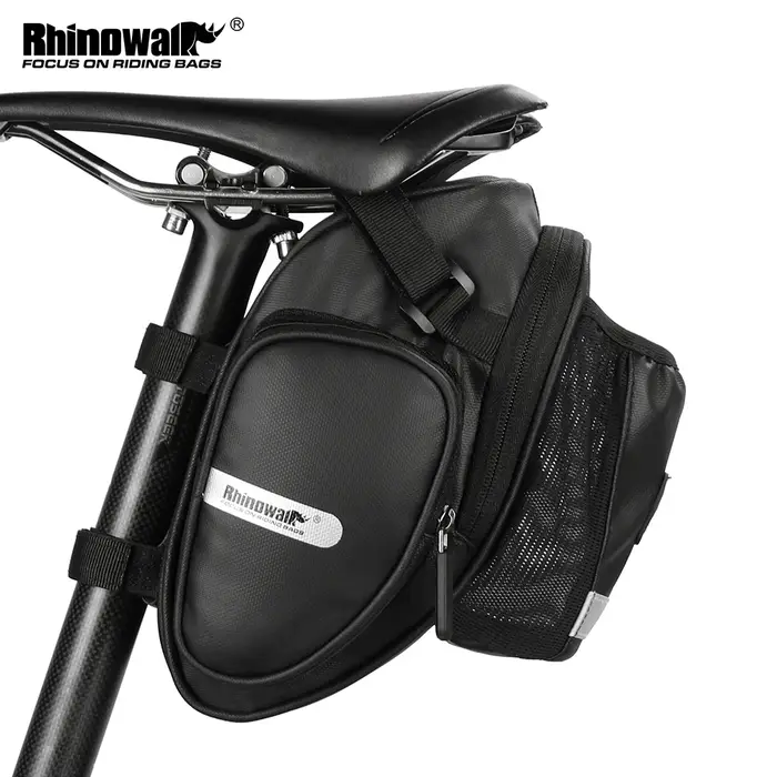 Rhinowalk – sac de selle de vélo étanche avec poche pour bouteille d'eau