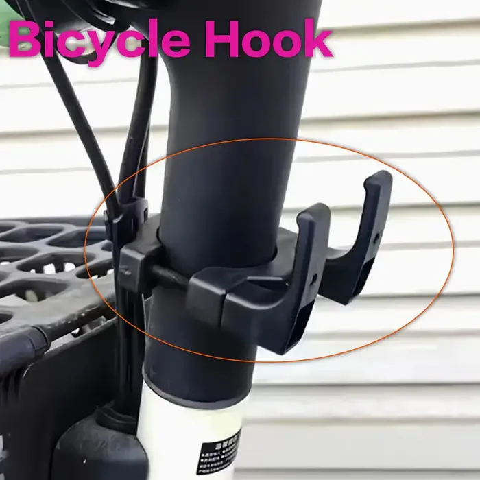 Crochet de vélo, crochet universel multifonctionnel, forte capacité de charge, installation rapide, adapté aux vélos, électriques