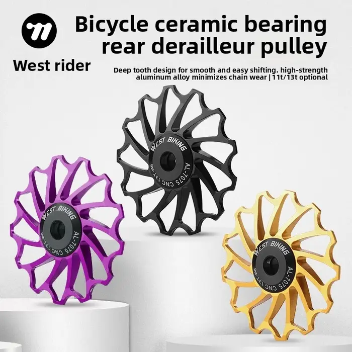 Poulie de dérailleur VTT en céramique 11T 13T