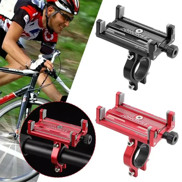 Support de téléphone portable réglable en alliage d'aluminium pour scooter