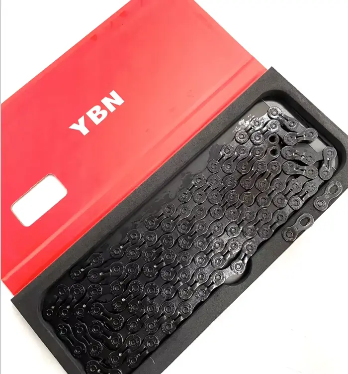 YBouches-Chaîne de vélo de route pour Shimano, SRAM, DLC, JO9, 10, 11, 12s, Speed SLA, Black Hollow