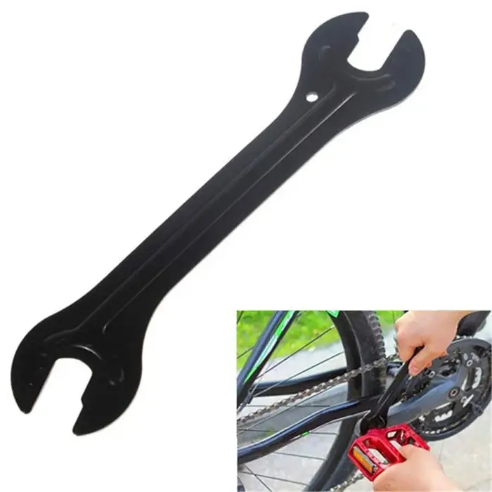 Outil de roue à chaîne de vélo 13/15mm 14/16mm, clé à pédale d'essieu de roue de vélo, clé de répara