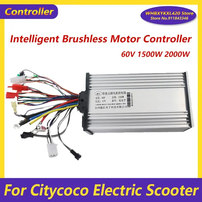 Contrôleur de moteur sans balais Intelligent 48V 60V 72V 1000W 1500W 2000W pour Scooter électrique C