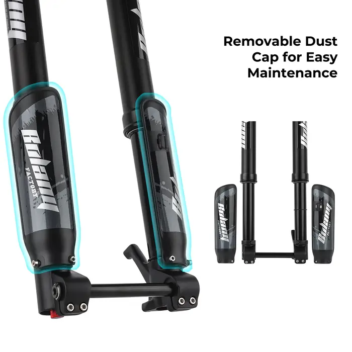 BOLANY fourche de vélo inversée Double épaule fourche vtt pour descente 29 pouces fourche Boost à ax