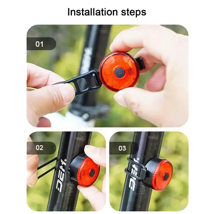 Feu arrière de vélo à LED