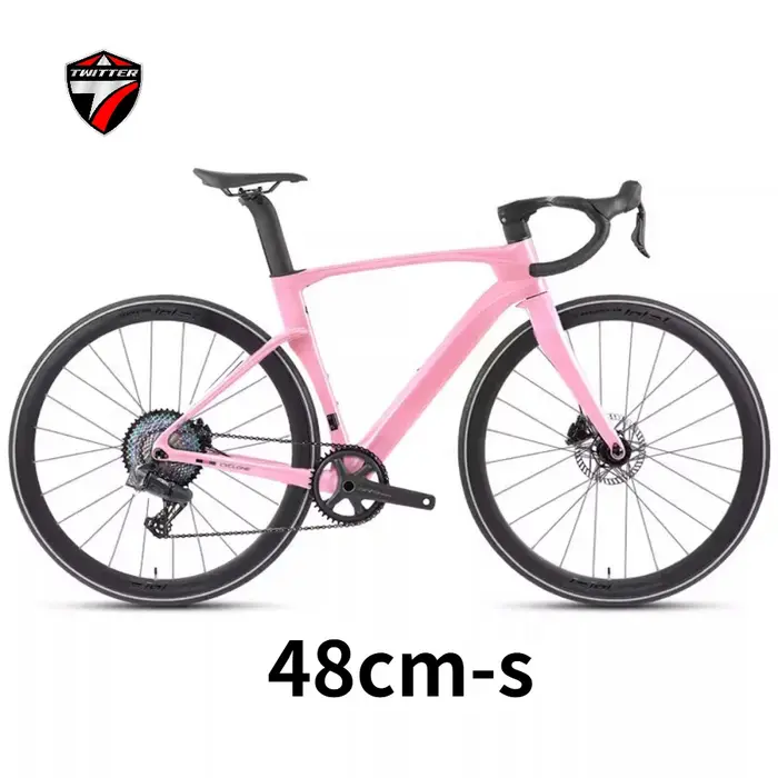 Vélo de route en fibre de carbone TWITTER avec transmission électronique EDS TX7100-24S