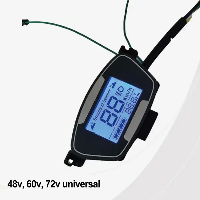 48-72V Ebike Scooter LCD affichage moteur compteur de vitesse écran pour vélo électrique