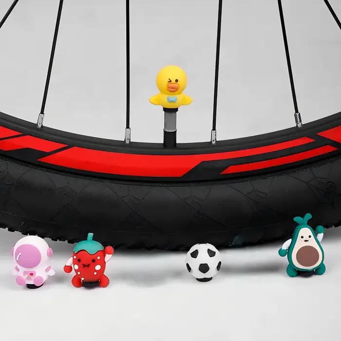 Capuchons de valve de vélo créatifs et étanches en forme de dessin animé
