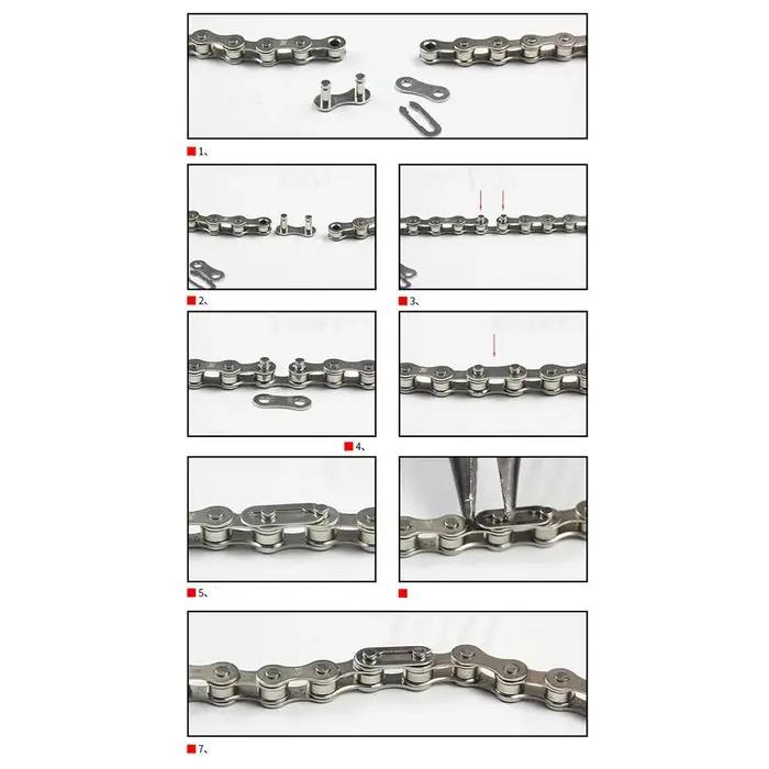 Connecteur JOMaster Link 1/2X1/8 en acier pour vélo