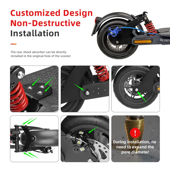 Ulip-Ensemble de suspension arrière pour scooter électrique Xiaomi 3