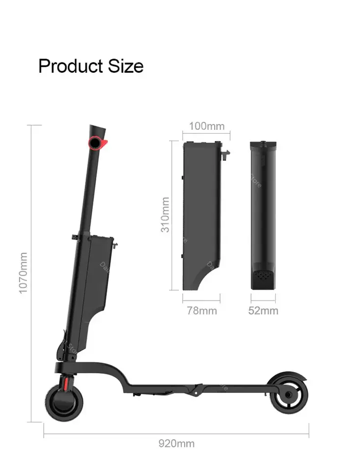 Daibot-Scooter électrique portable X6