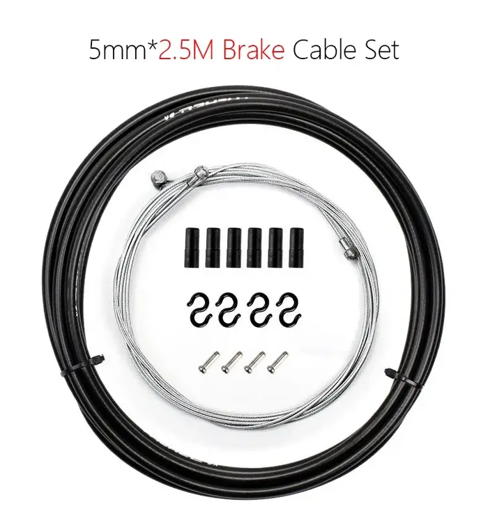 Kit de câbles de frein et de changement de vitesse de vélo de 2m/2.5m