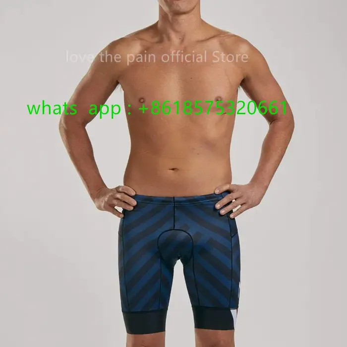 Zootekoi-Short de cyclisme sans bretelles pour homme