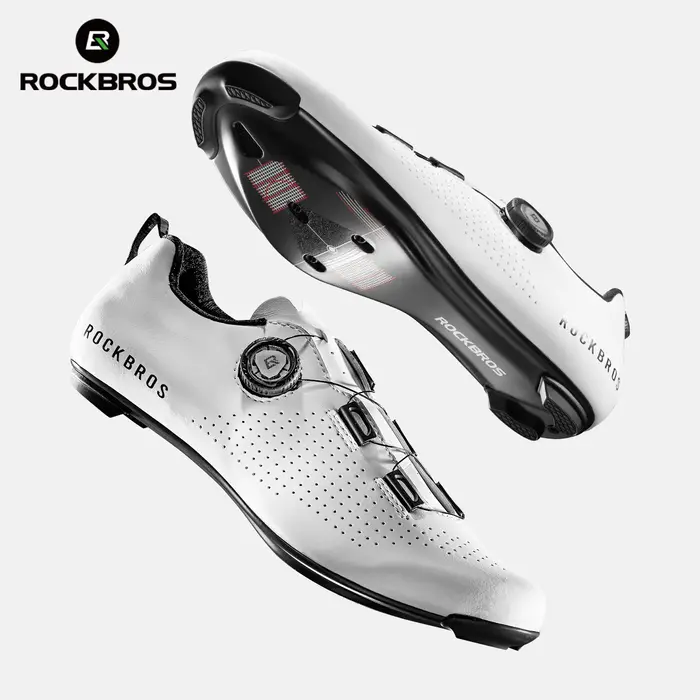 ROCKBROS baskets de cyclisme professionnelles chaussures CR5 en Fiber de carbone bas course vitesse