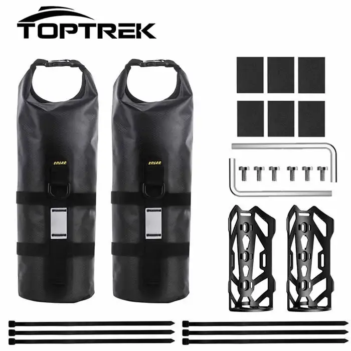 Toptrek Portable étanche vélo fourche sac 5L