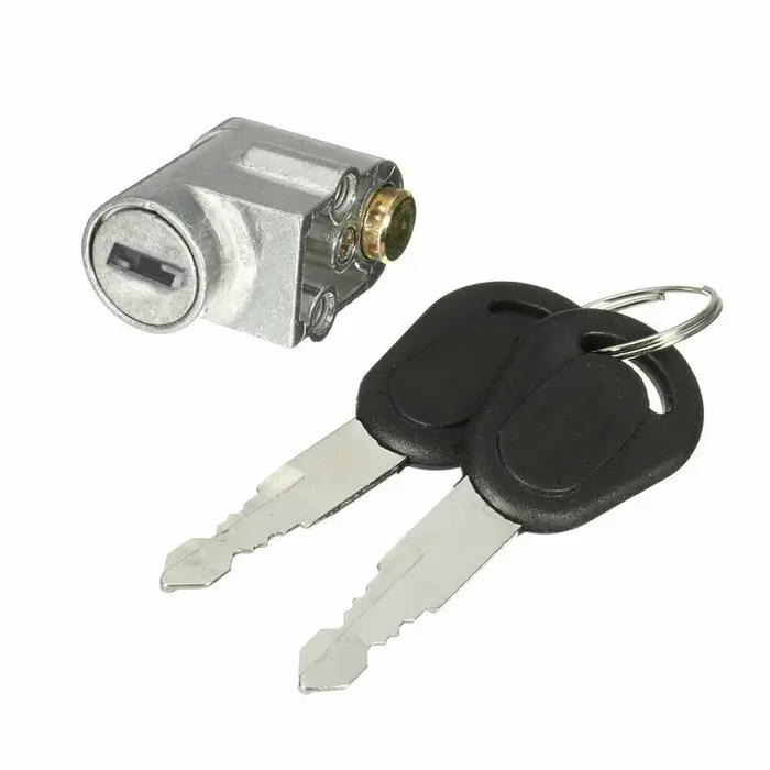 Serrure d'allumage de vélo électrique, Pack de sécurité de batterie, boîte de verrouillage avec 2 cl