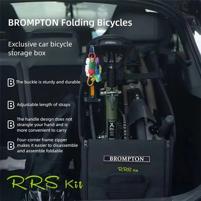 RRSKIT sac de chargement de vélo pliable pour Brompton 14-16 pouces pour Dahon Ruhm 18-22
