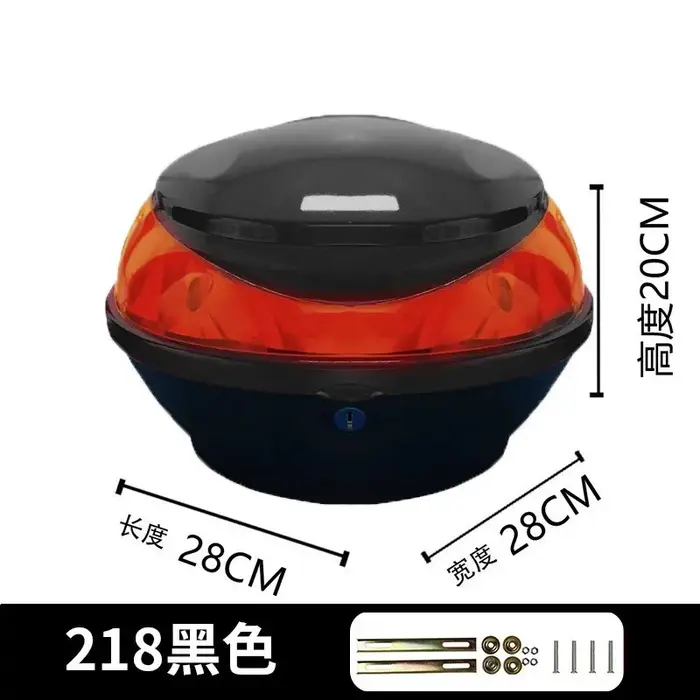 Boîte de rangement pour véhicule électrique, boîte arrière pour moto, porte-bagages portable aliment