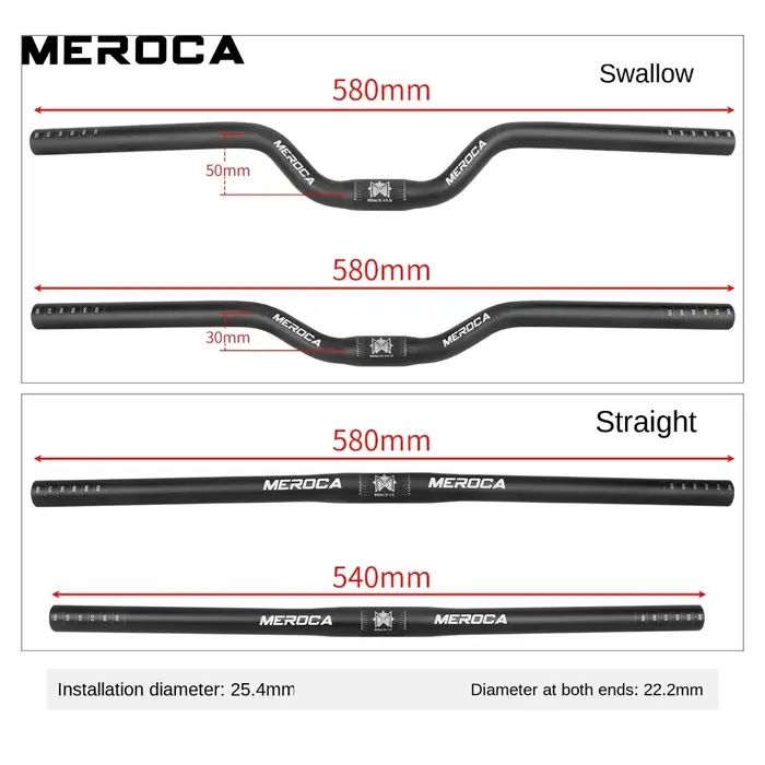 Guidon de vélo MEROCA 25