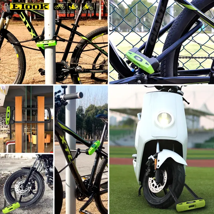 Etook-Serrure u-lock antivol pour vélo