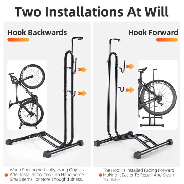 WEST BIKING – support de stationnement de vélo 3 en 1