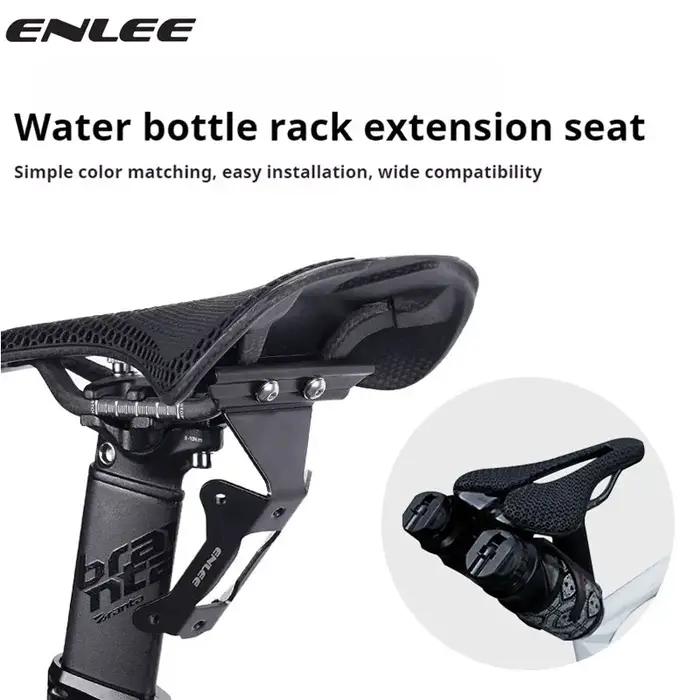 Extension de bouteille d'eau en alliage d'aluminium pour vélo