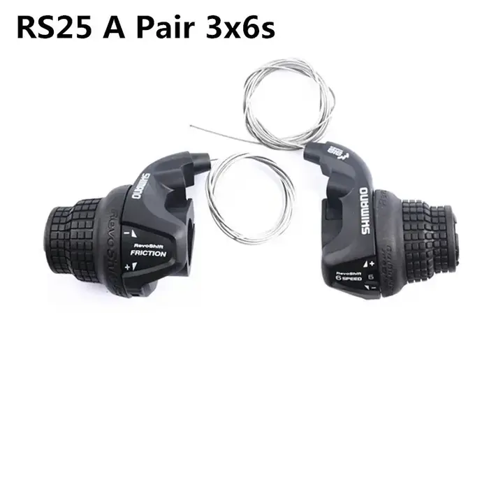 Véritable Shimano SL-RS25 Revoshift poignée vélo torsion manettes de vitesse 3/6/7/18/21 vitesses Tourney