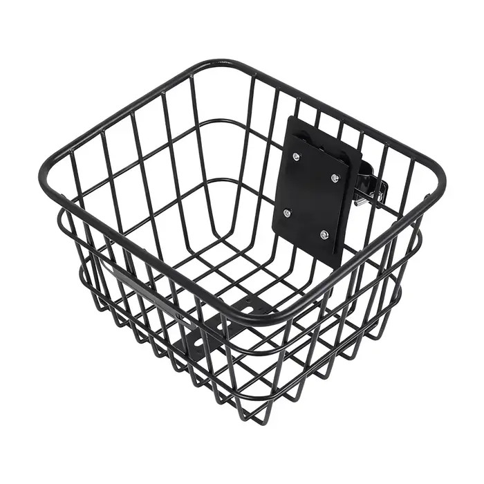Panier de Scooter électrique, panier avant en fer détachable, organisateur de support de chargement 