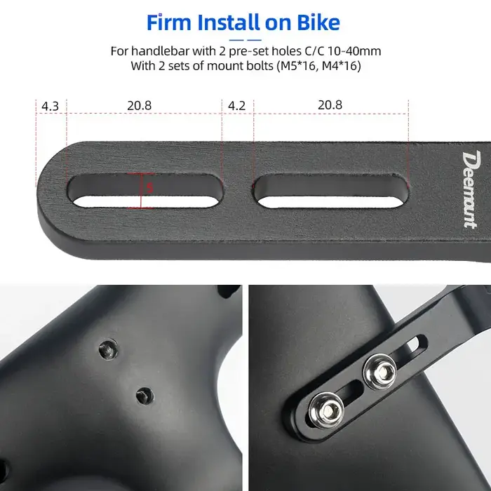Support de fixation pour ordinateur de vélo Deemount