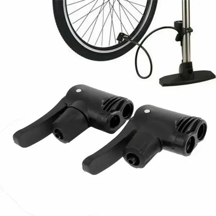 Tête/Valve de gonflage de pompe à Air de pneu de vélo Portable de 2 pièces