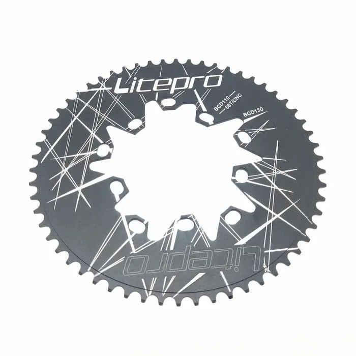 Liteproelite ovale Double BCD 110/130MM plateau vélo pliant 54/56/58T pédalier Doval Driveline vélo 